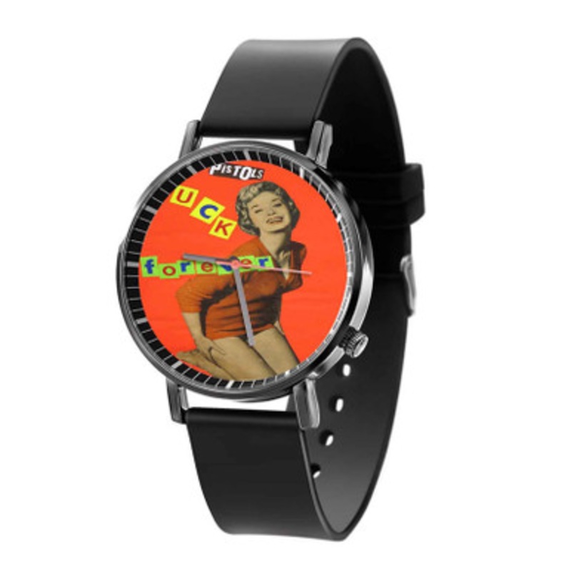 Sex Pistols Black Quartz Watch Unisex With Premium Gift Box