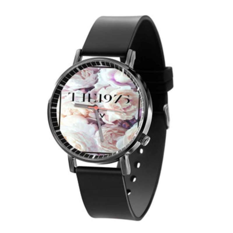 the 1975 s cover Black Quartz Watch Unisex With Premium Gift Box
