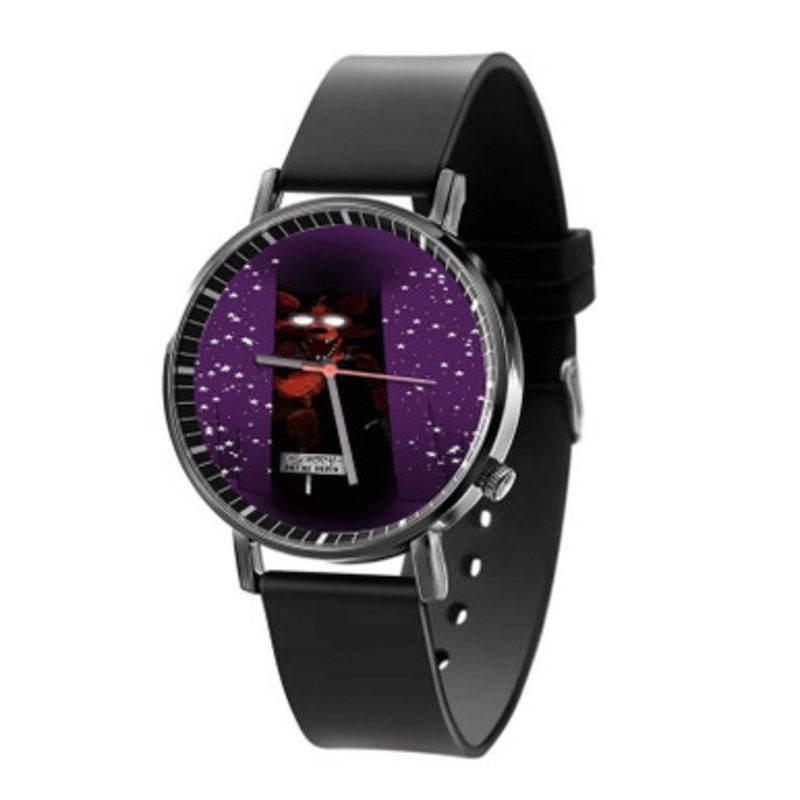 The Terror of Pirate s Cover Five Nights at Freddy s Black Quartz Watch Unisex With Premium Gift Box