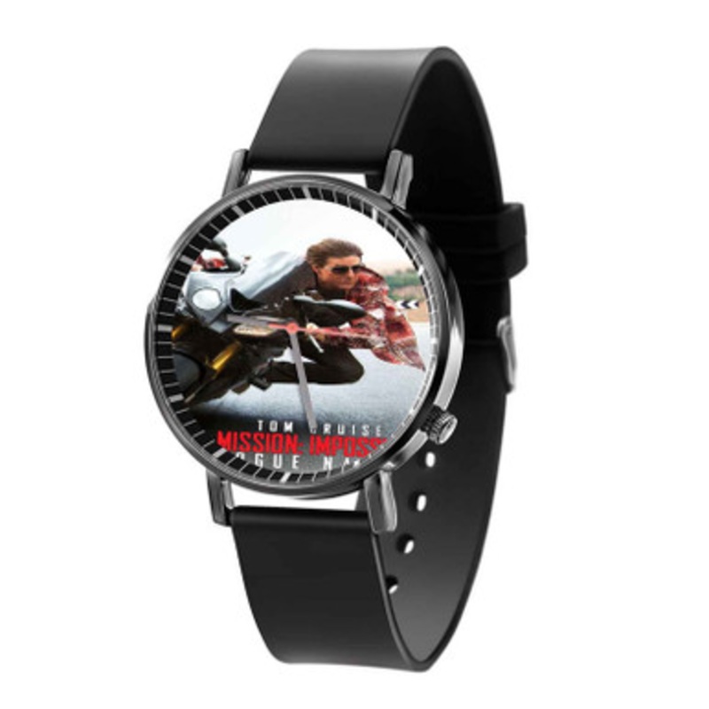 Tom Cruise Mission Impossible Rogue Nation Black Quartz Watch Unisex With Premium Gift Box