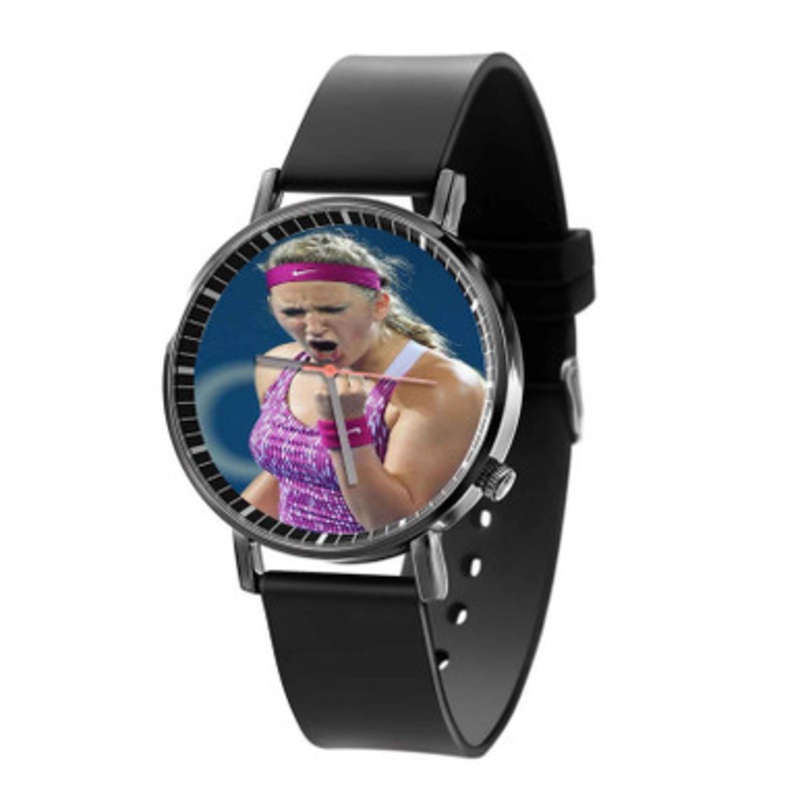 Victoria Azarenka Tennis Black Quartz Watch Unisex With Premium Gift Box