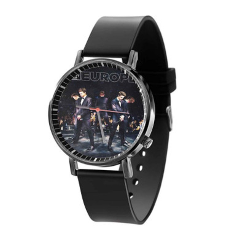 Why Don t We Europe Black Quartz Watch Unisex With Premium Gift Box