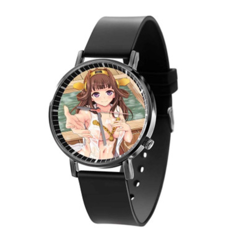 Aoi Hime Jitaku Keibiin Black Quartz Watch Unisex With Premium Gift Box
