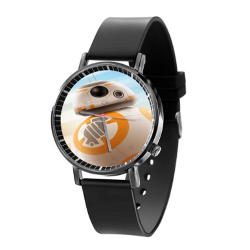 BB8 Star Wars Black Quartz Watch Unisex With Premium Gift Box