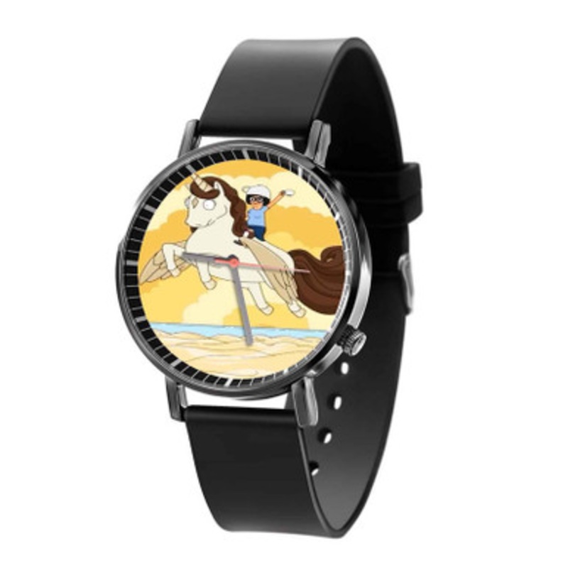 Bob s Burgers Unicorn Black Quartz Watch Unisex With Premium Gift Box