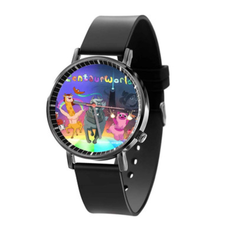 Centaurworld Black Quartz Watch With Premium Gift Box for Unisex