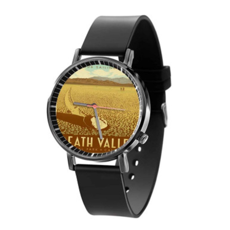 Death Valley National Park Black Quartz Watch Unisex With Premium Gift Box