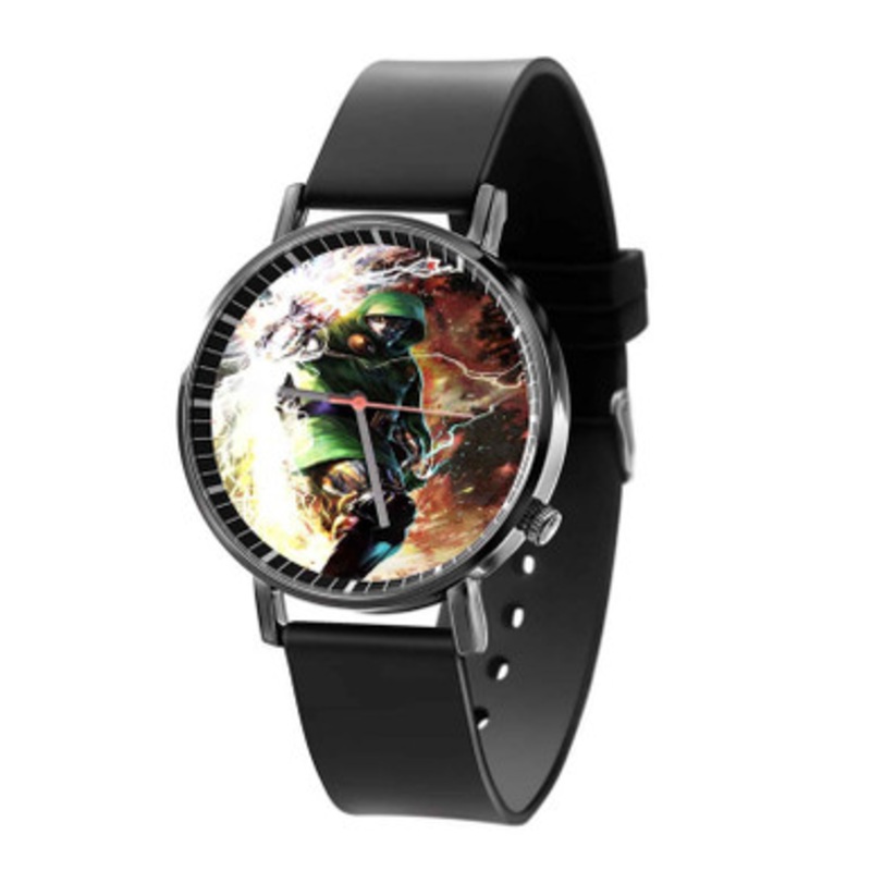 Dr Doom Marvel Unisex Black Quartz Watch With Premium Gift Box