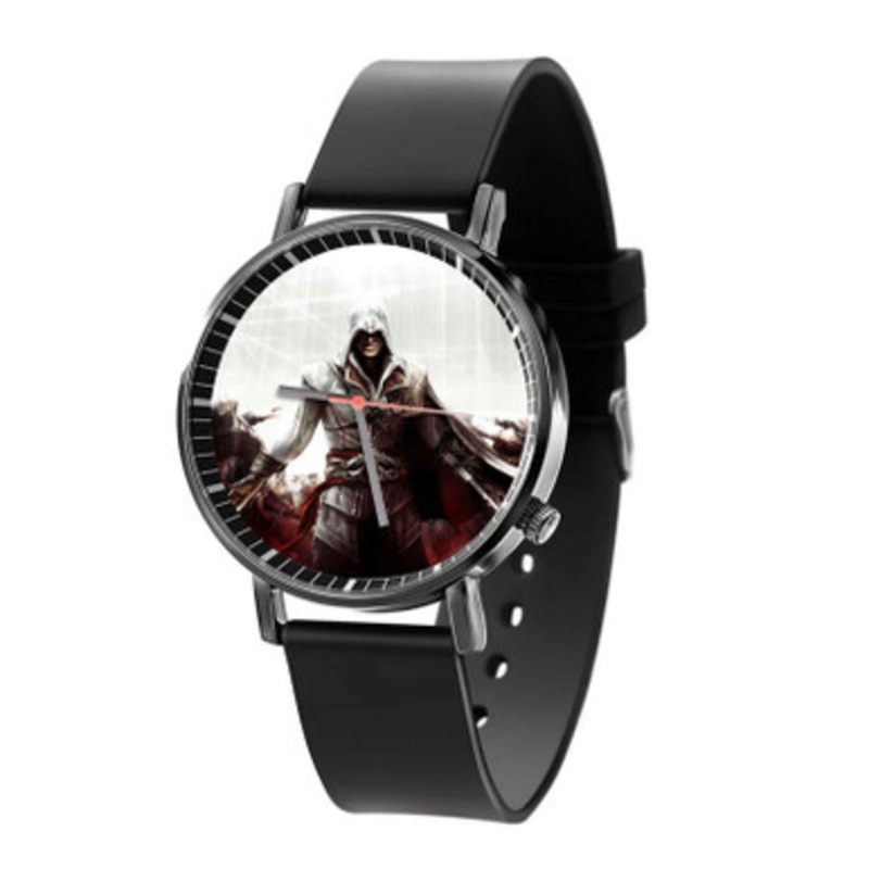 Ezio Auditore Assassin s Creed Unisex Black Quartz Watch With Premium Gift Box
