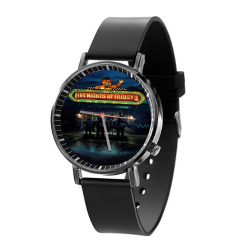 Five Nights at Freddy s Movie Black Quartz Watch Unisex With Premium Gift Box