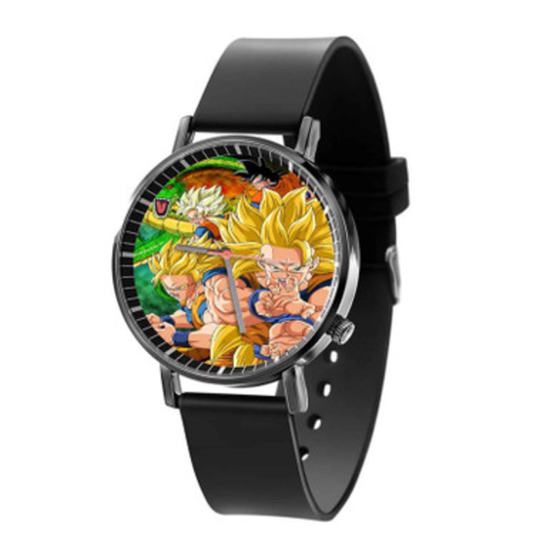 Goku Super Saiyan Transformation Dragon Ball Z Black Quartz Watch Unisex With Premium Gift Box