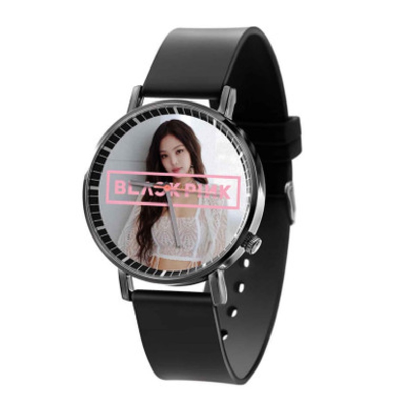 jennie blackpink Black Quartz Watch Unisex With Premium Gift Box