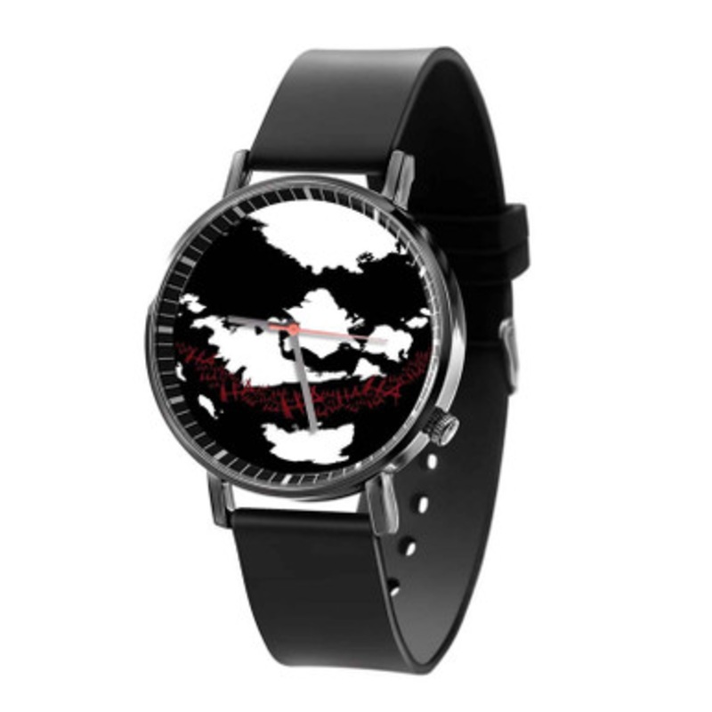 Joker Face Ha Ha Ha Black Quartz Watch Unisex With Premium Gift Box