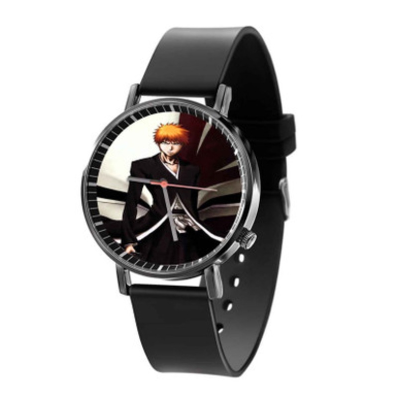 Kurosaki Ichigo Bleach Unisex Black Quartz Watch With Premium Gift Box