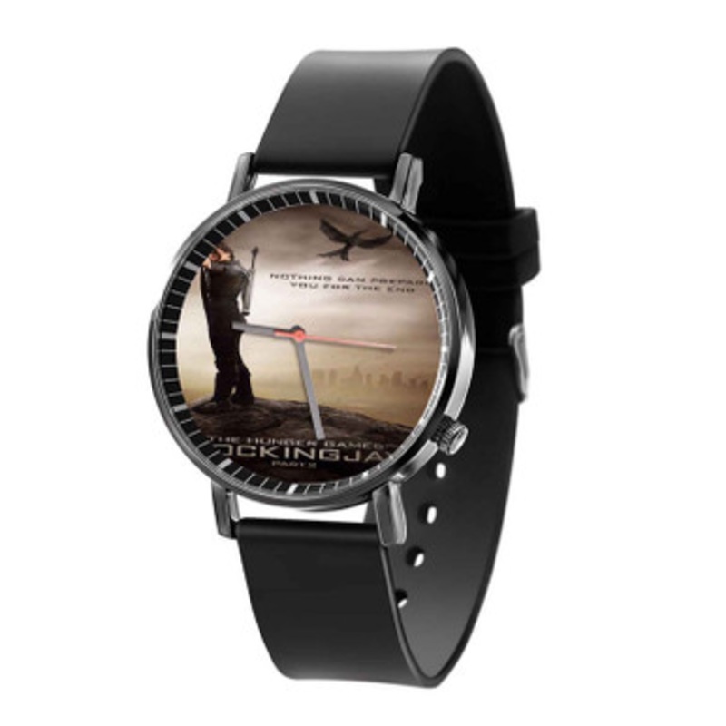 Mockingjay Part 2 Quotes Black Quartz Watch Unisex With Premium Gift Box