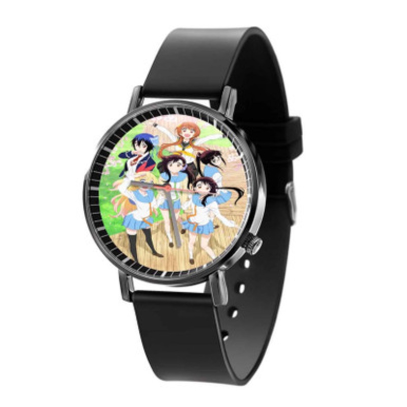 Nisekoi Arts Unisex Black Quartz Watch With Premium Gift Box