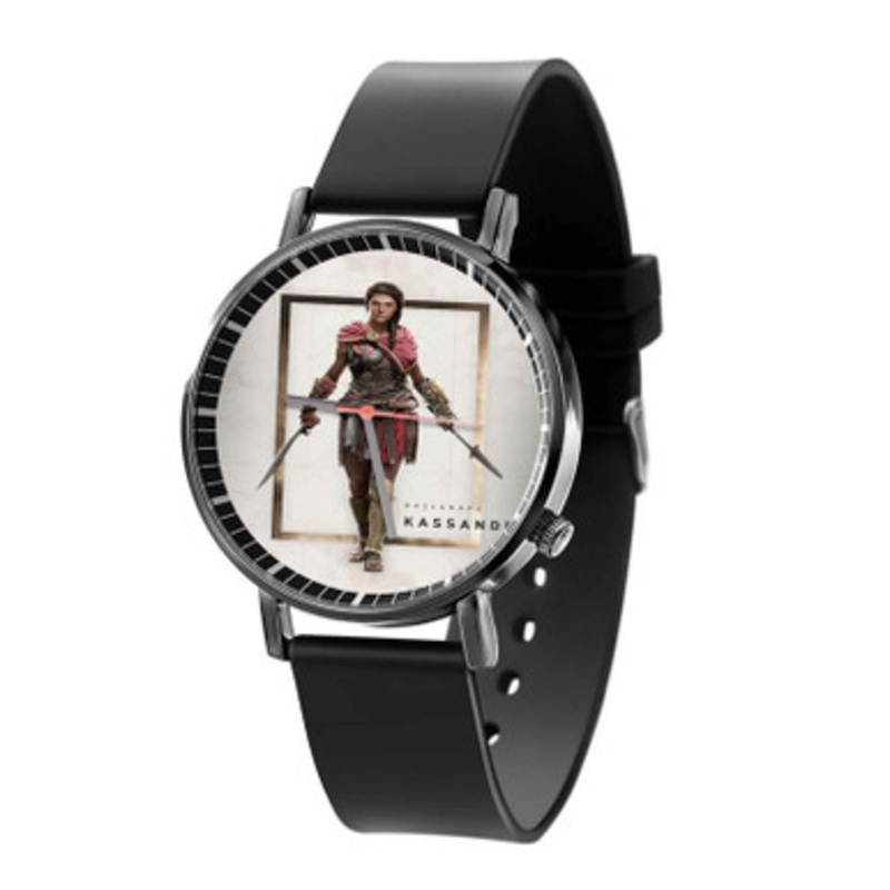Odyssey Kassandra Assassin s Creed Black Quartz Watch Unisex With Premium Gift Box