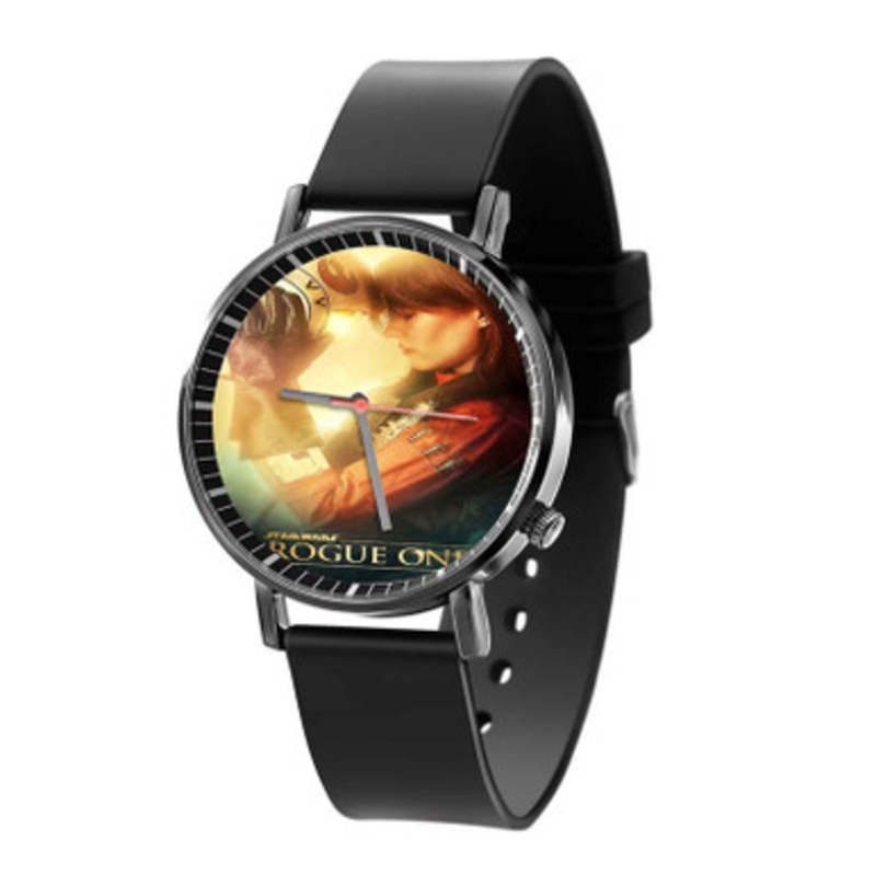 Rogue One A Star Wars Story Black Quartz Watch Unisex With Premium Gift Box