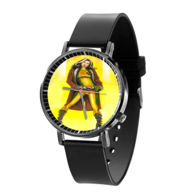 Rogue X Men Marvel Superheroes Unisex Black Quartz Watch With Premium Gift Box