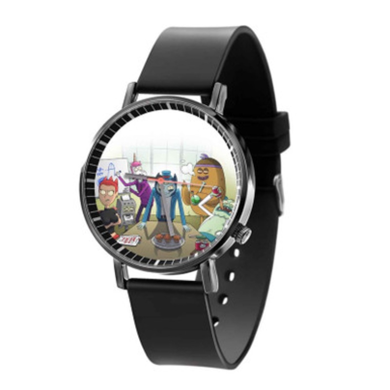 Take My Muffin Black Quartz Watch With Premium Gift Box for Unisex