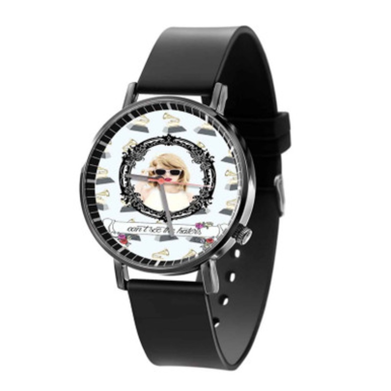 Taylor Swift Can t See The Haters Black Quartz Watch Unisex With Premium Gift Box
