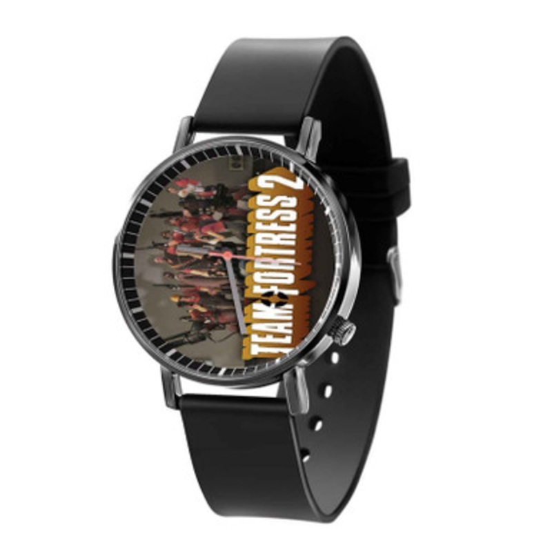 Team Fortress 2 Game Black Quartz Watch Unisex With Premium Gift Box