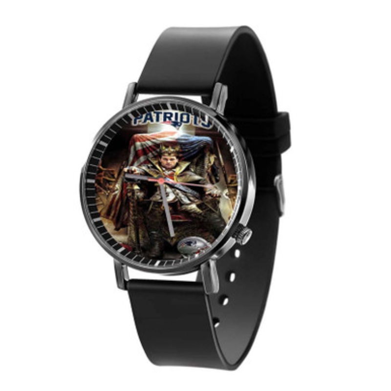 Tom Brady King Unisex Black Quartz Watch With Premium Gift Box