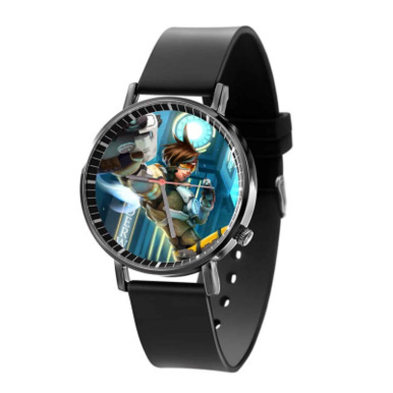 Tracer Overwatch Game Unisex Quartz Watch With Premium Gift Box