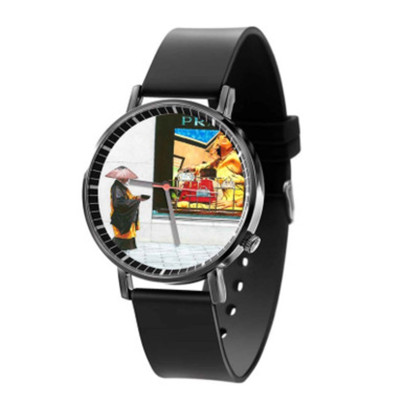 Two Worlds Takuhatsu Black Quartz Watch Unisex With Premium Gift Box