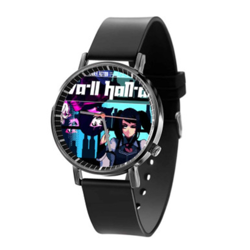 VA 11 Hall A Black Quartz Watch Unisex With Premium Gift Box