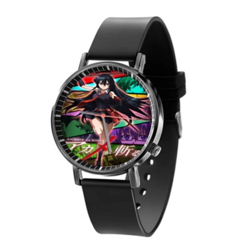 Akame Ga Kill Akame Black Quartz Watch Unisex With Premium Gift Box