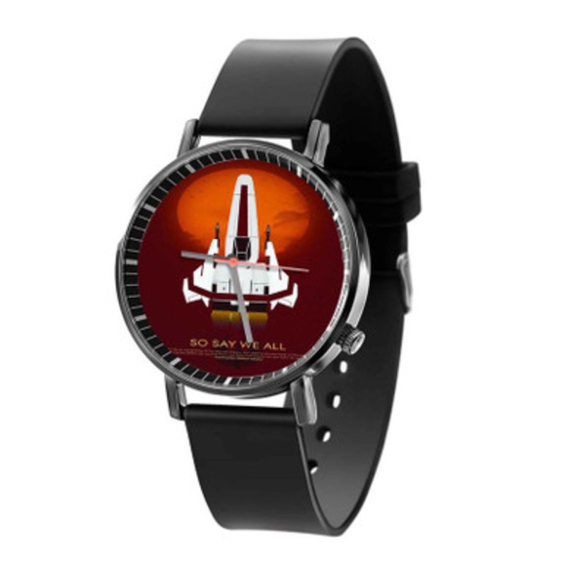 Battlestar Galactica So Say We All Black Quartz Watch Unisex With Premium Gift Box