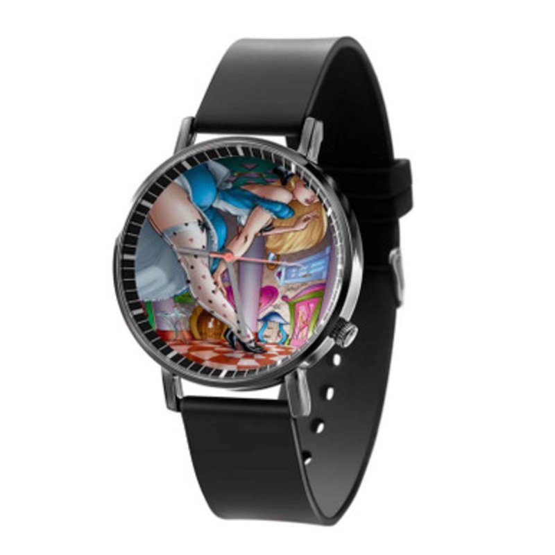 Beautiful Alice in Wonderland Unisex Quartz Watch With Premium Gift Box