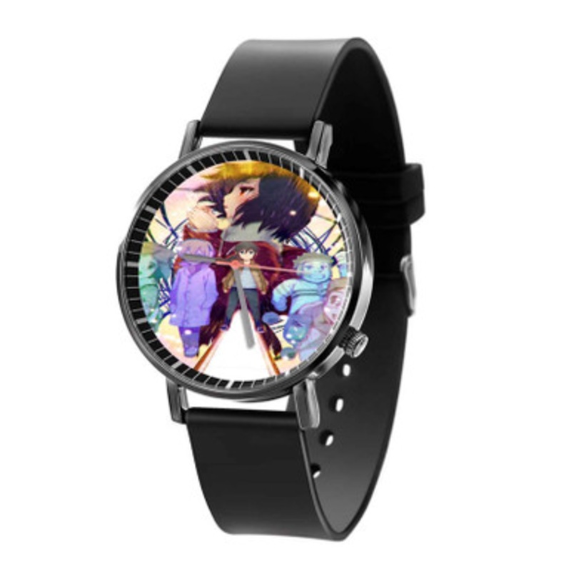 Boku dake ga Inai Machi Art Black Quartz Watch Unisex With Premium Gift Box