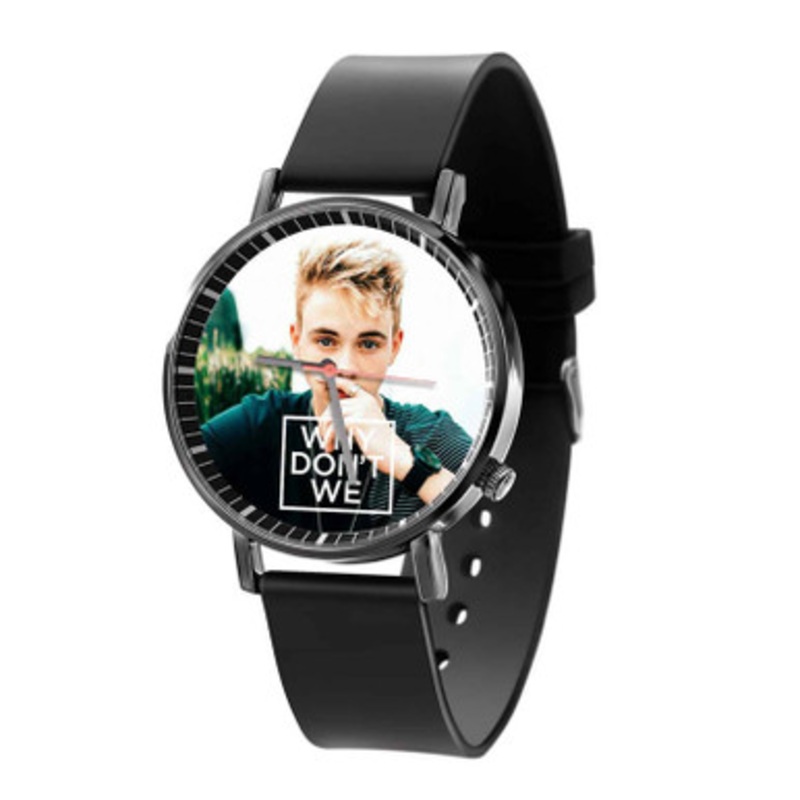 Corbyn Besson Why Don t We Art Black Quartz Watch Unisex With Premium Gift Box