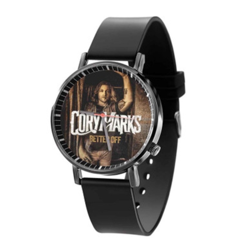 Cory Marks Better Off Black Quartz Watch Unisex With Premium Gift Box