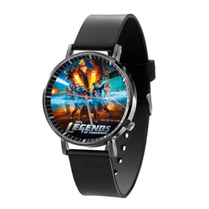 DC s Legends of Tomorrow Art Black Quartz Watch Unisex With Premium Gift Box