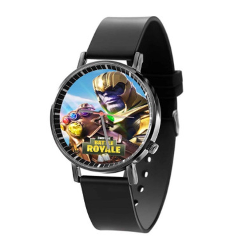 Fortnite Thanos Black Quartz Watch With Premium Gift Box for Unisex