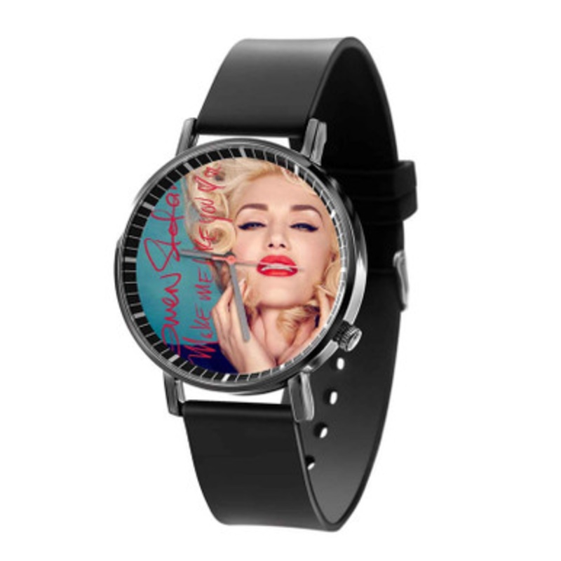 Gwen Stefani Make Me Like you Black Quartz Watch Unisex With Premium Gift Box