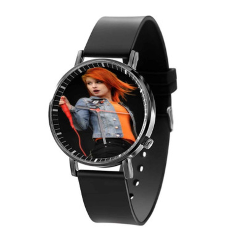 Hayley Williams Paramore Arts Black Quartz Watch Unisex With Premium Gift Box