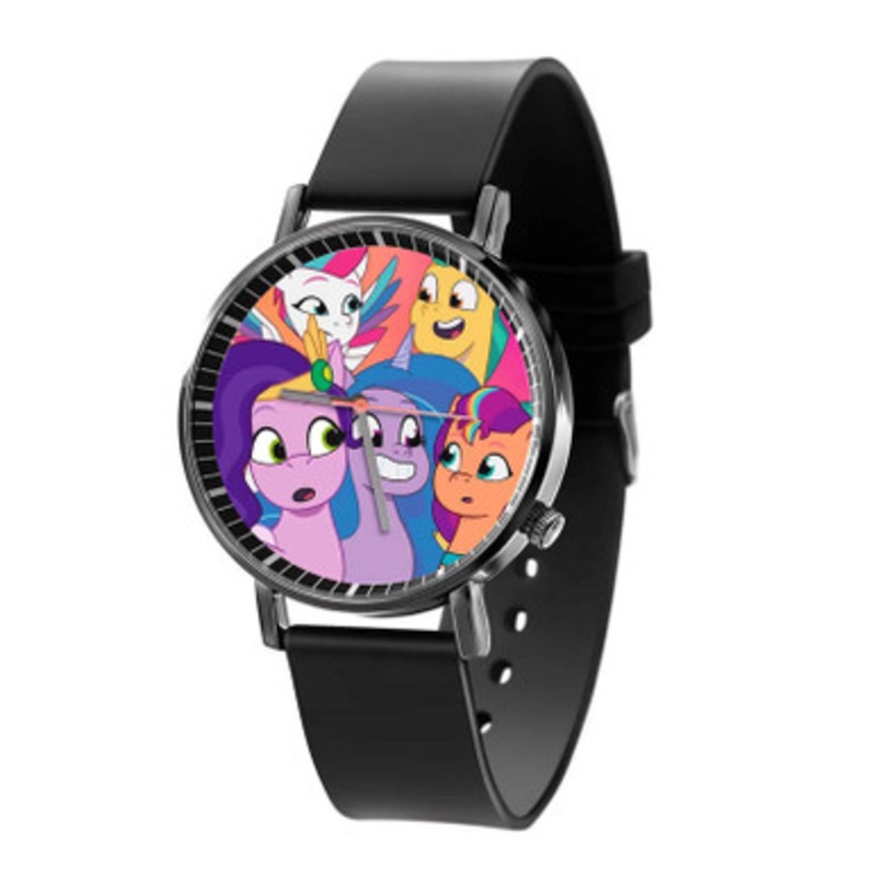 Hey Everypony Black Quartz Watch Unisex With Premium Gift Box
