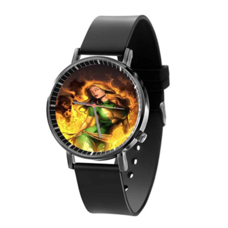 Jean Grey Marvel Superheroes Unisex Black Quartz Watch With Premium Gift Box
