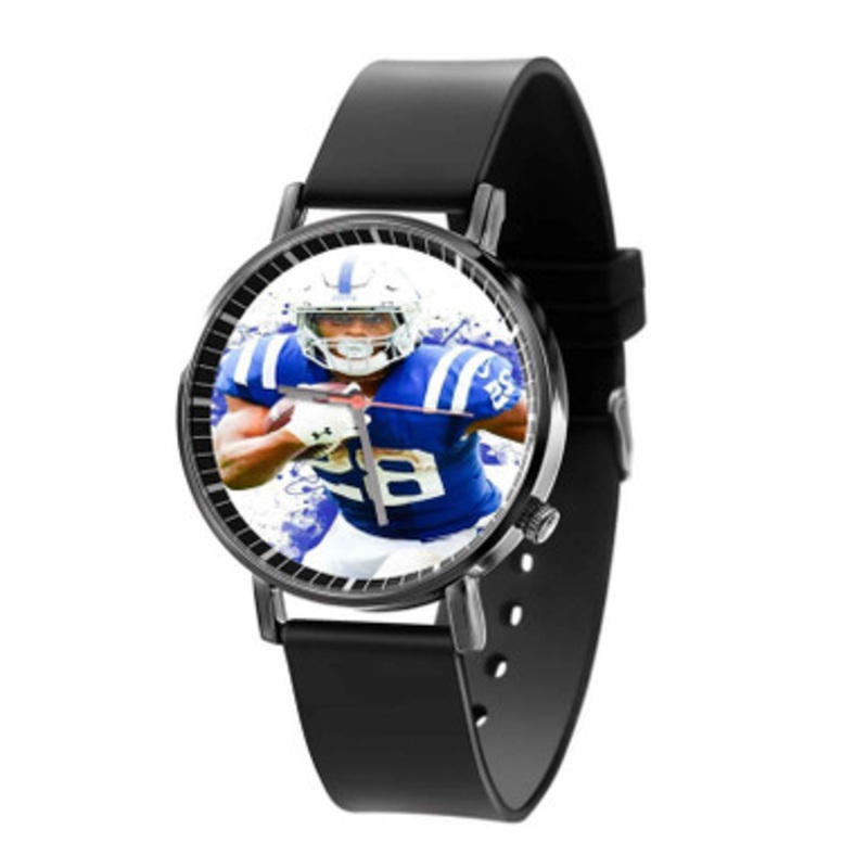 Jonathan Taylor Indianapolis Colts Black Quartz Watch Unisex With Premium Gift Box