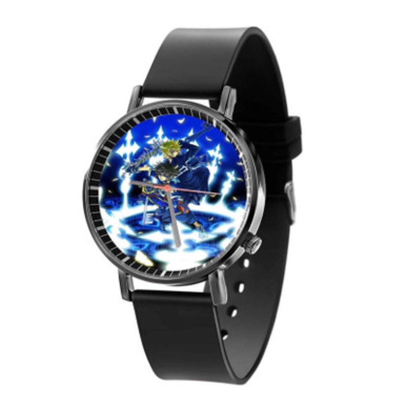 Kingdom Hearts Art Great Unisex Black Quartz Watch With Premium Gift Box
