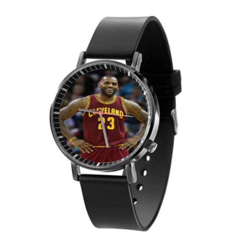 Lebron James Cleveland Black Quartz Watch Unisex With Premium Gift Box