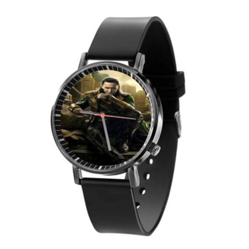 Loki Laufeyson The Avengers Black Quartz Watch Unisex With Premium Gift Box