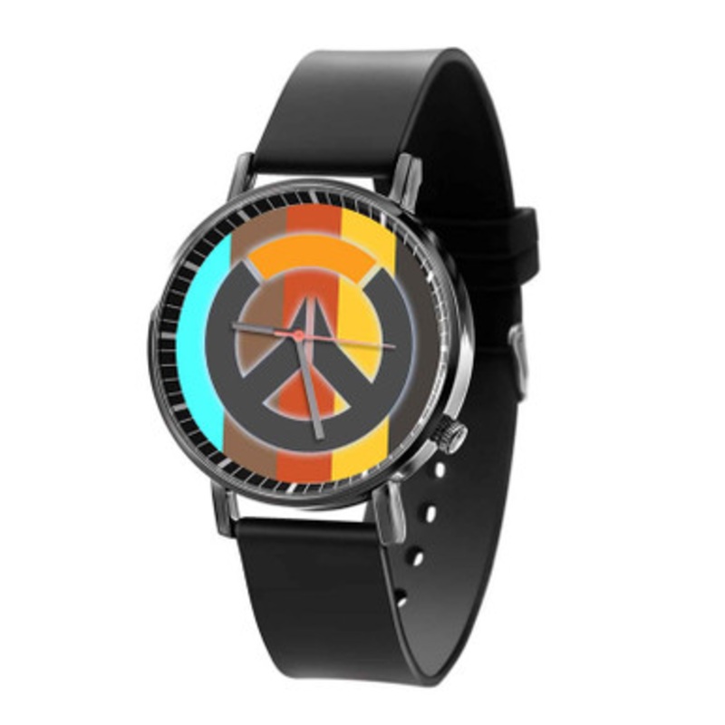 Overwatch Art Black Quartz Watch Unisex With Premium Gift Box