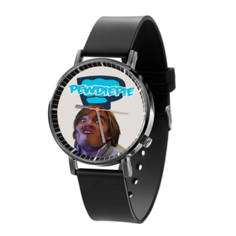 Pew Die Pie Black Quartz Watch Unisex With Premium Gift Box