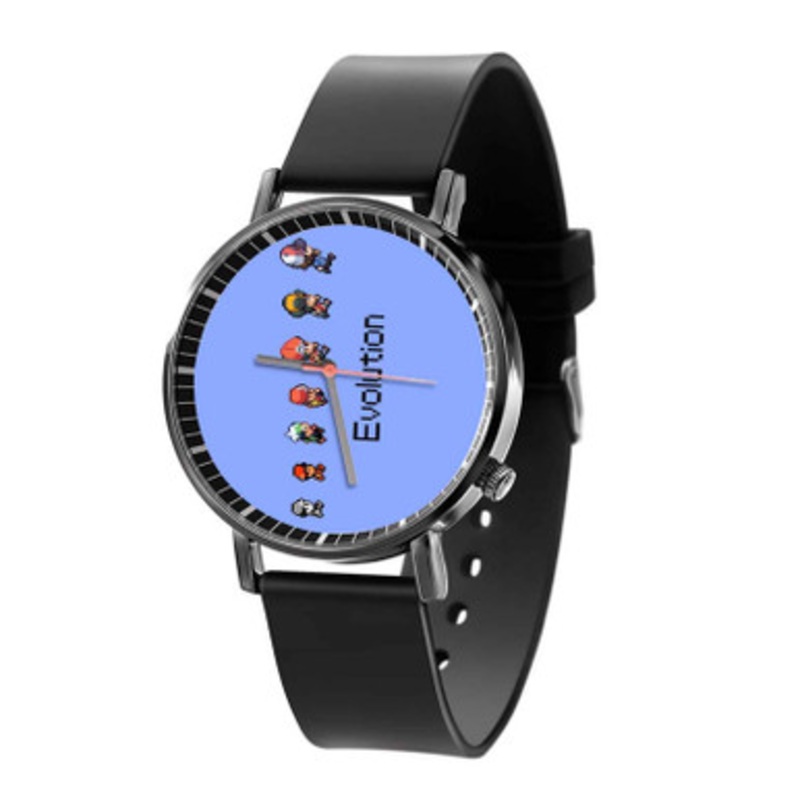Pokemon Evolution 16bit Unisex Black Quartz Watch With Premium Gift Box