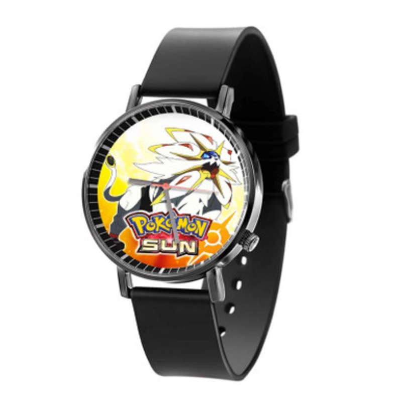 Pokemon Sun Black Quartz Watch With Premium Gift Box for Unisex